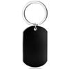 DIY Personalized Colorfast Stainless Steel & Titanium Dog Tag Keychain Ornament