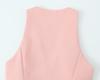 Summer Women's V-Neck Vest and Square Neck Dress Shorts with Belt Set - European & American Style