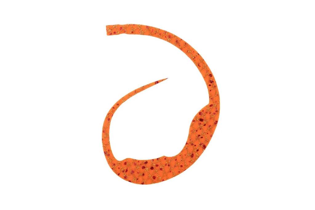 Start Silicone Tie Magic Curly #37 Bumpy Orange