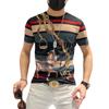 IELGY Kurzarm-T-Shirt Sommer Neues Herren-Trendy-Halbarm-Slim-Top