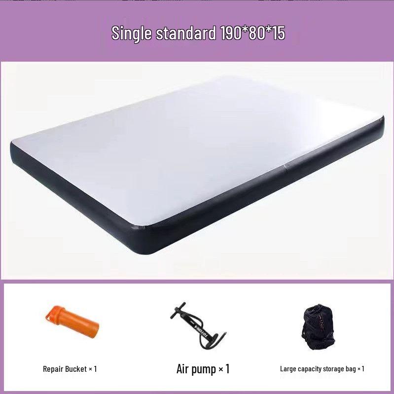 

Inflatable PVC Car Mattress for Front and Rear Seats - Ideal for Family Camping and Travel Hard Bed with Air Pump Set