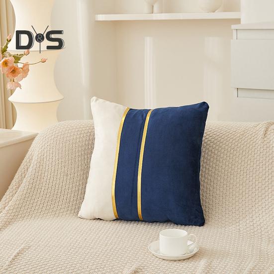 Samt Kissenbezug 18x18 Zoll Luxus Kissenhülle mit Verdecktem Reißverschluss Dekorative Sofa Wurfkissenhülle für Wohnzimmer Bett