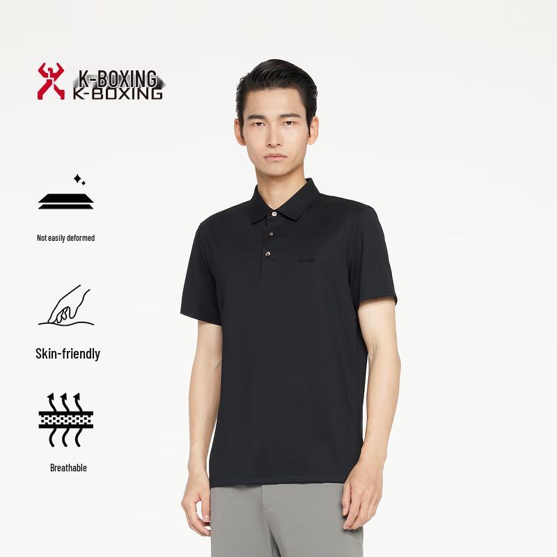 

K-Boxing Men s Summer Business Casual Simple Short Sleeve T-Shirt BTBR2394 L