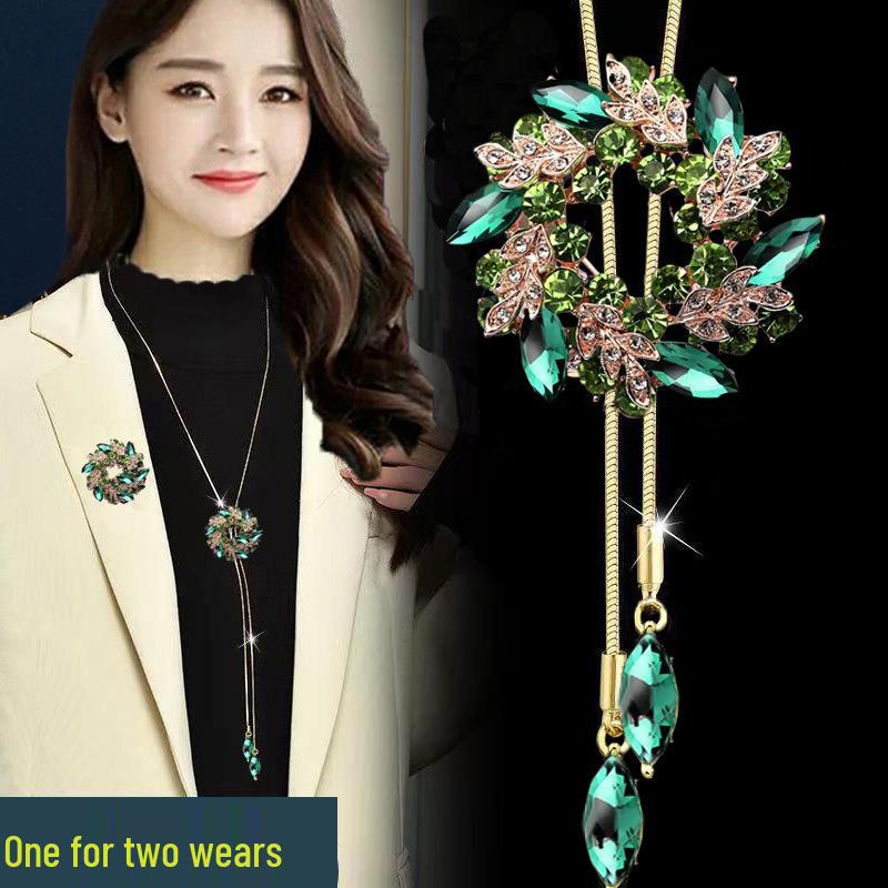 Elegant Dual-Use Sweater Chain: Women's Luxe Tassel Necklace for Versatile Autumn/Winter Fashion