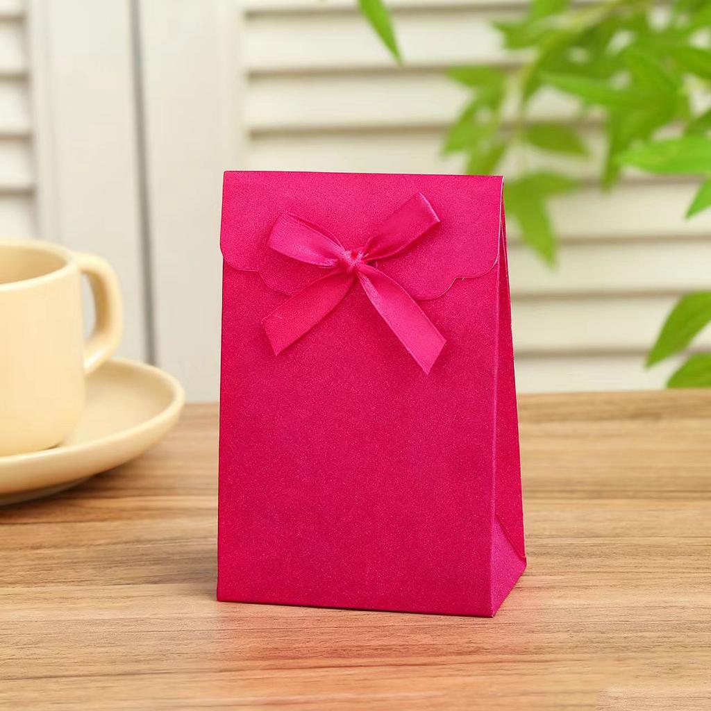 12pcs Glitter Paper Gift Bags With Bow Small Candy Treat Bags For Wedding Bridal Shower Birthdays Party Favors Gift Wrapping Set