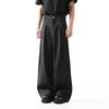 Cleanfit Black Trousers Men's Spring and Autumn Wide-leg Loose Casual Professional Suit Trousers Trendy