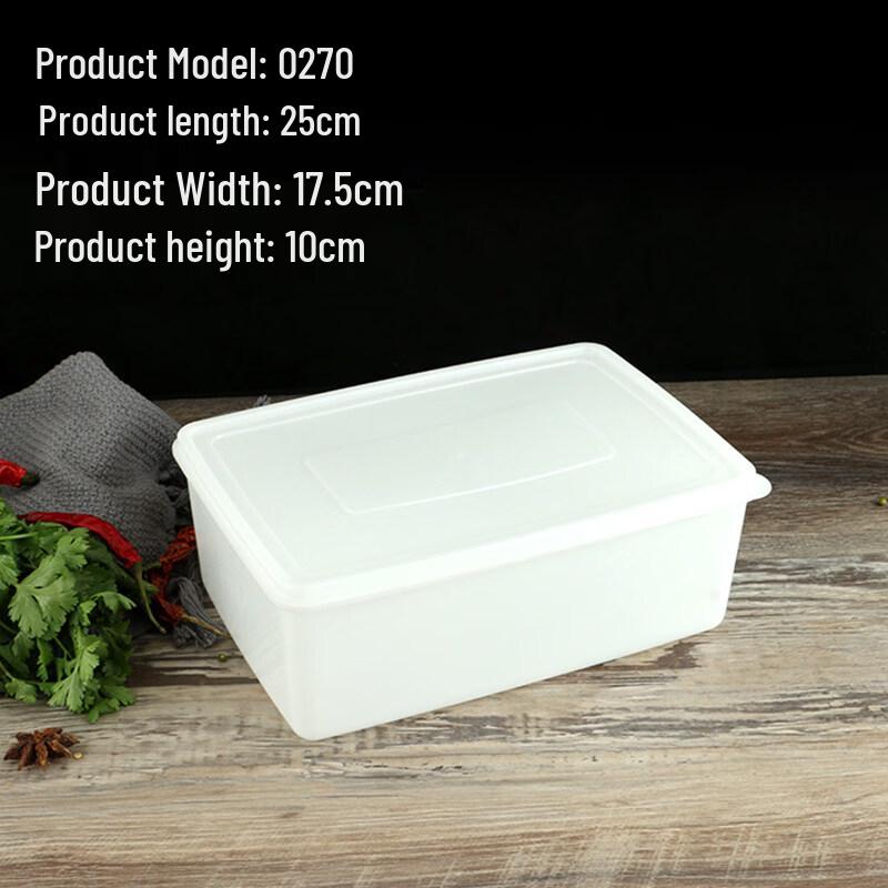 ZISIZ Large Capacity Rectangular Food Storage Container