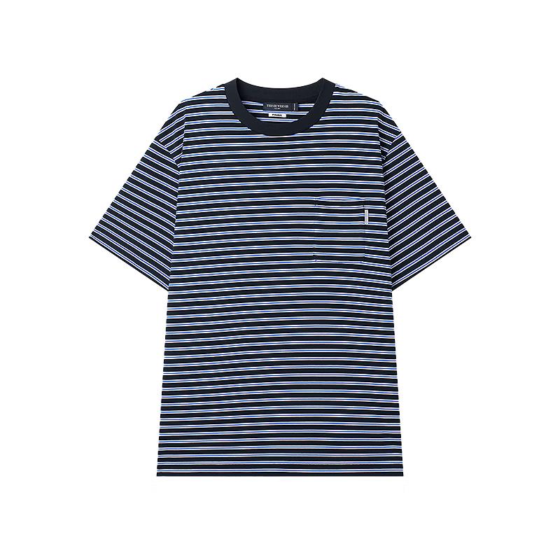 Teenie Weenie Men s Striped Contrast Short Sleeve T-Shirt M