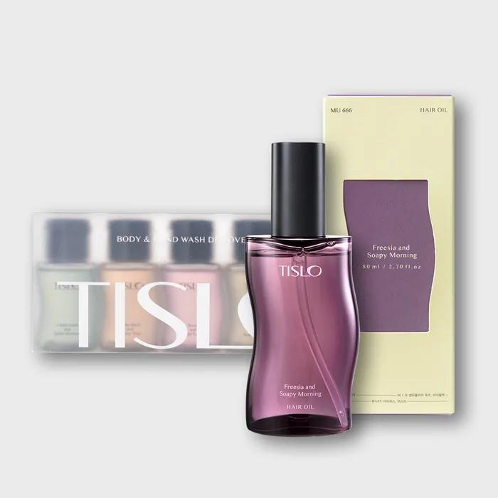 TISLO Hair Perfume Essence Oil 80ml + Wash Discovery Set