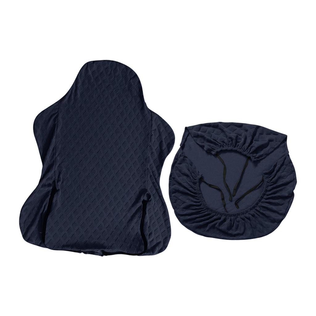 Office Racing Computer Chair Slipcover Dustproof Stretchable Polyester Material Water Repellent Removable Anti Slip Reusable