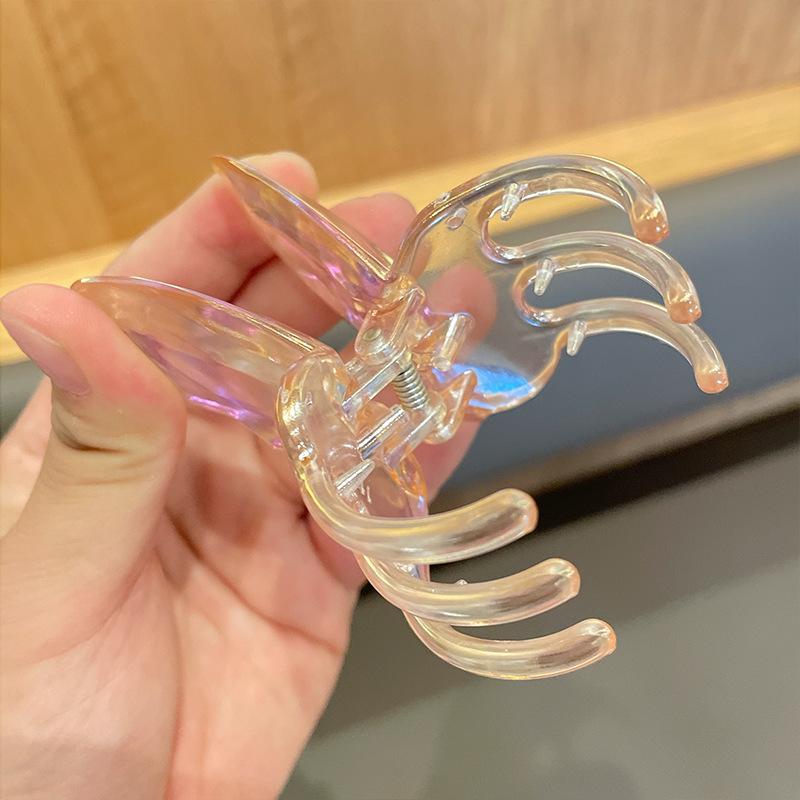 8 Style Transparent Mini Hair Pins Claw Crab Girls Women Barrette Acrylic Butterfly Hair Clips Korean Hair Accessories