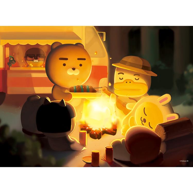 500-teiliges Puzzle – Kakao Friends Bonfire Camping, beliebtes koreanisches Puzzle