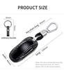 SANRILY Tesla Smart Key Cover ABS Plastic Key Protector Shell Tesla Model X Keyless Remote Key Case with Kwychain White
