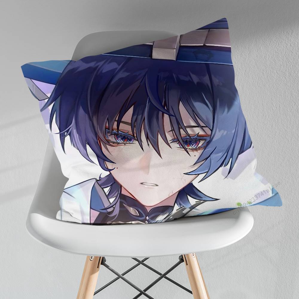 Genshin Impact WWanderer pillow over living room sofa cushion cover home decoration bedroom room bed pillow cover