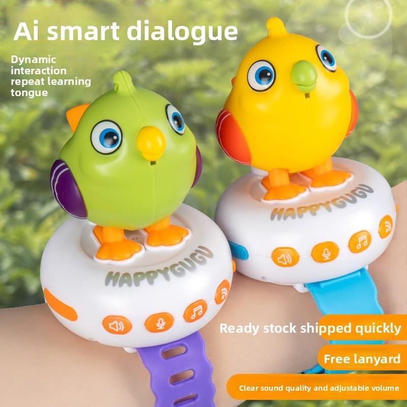 Childrens Talking Bird Educational Toy With Colorchanging Led For Early Learning And Development