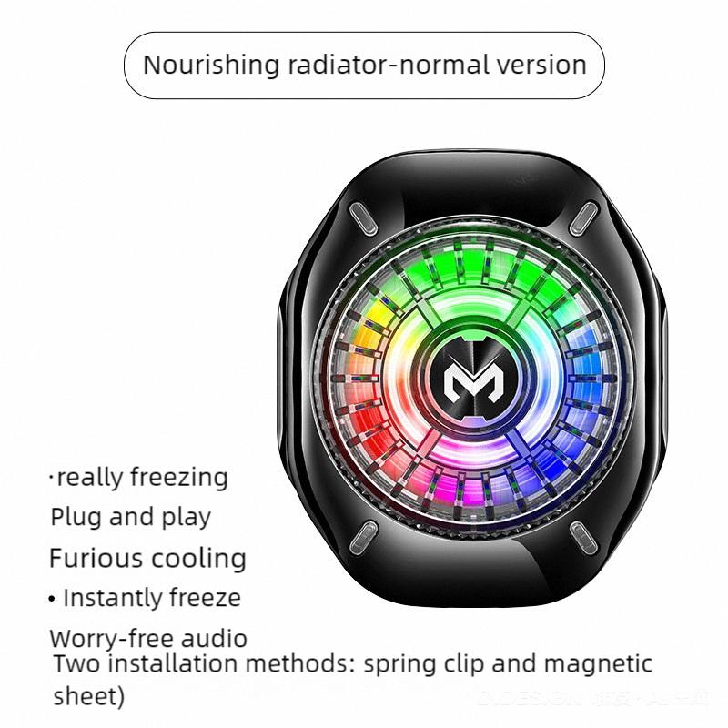 Semiconductor Phone Cooler CX10 AI Smart Control with Digital Display Universal Magnetic Clip-On Ice Cooling Pad Compact 72.5g CX10