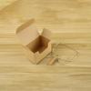 50pcs Kraft Paper Gift Boxes with Twine and Tag Mini Treat Boxes Party Favor Boxes Folden Storage Box Rectangular Box Wrapping Container Gift Box
