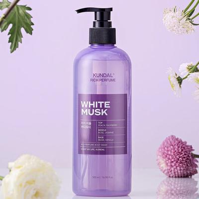 Reichhaltiges Parfüm Duschgel 500 ml Weißer Moschus