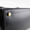 Salvatore Ferragamo Vara ribbon Handbag 2WAYShoulder black leather Women Used