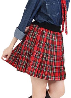 Gold Japan Plus Size Skirt Red XXXL Women's 21725l-04-02 (4L)