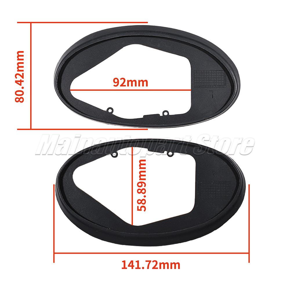 Door Side Mirror Gasket Rubber Pad Sealing Ring For MINI Cooper R50 R52 R53 51167058083 51167058084