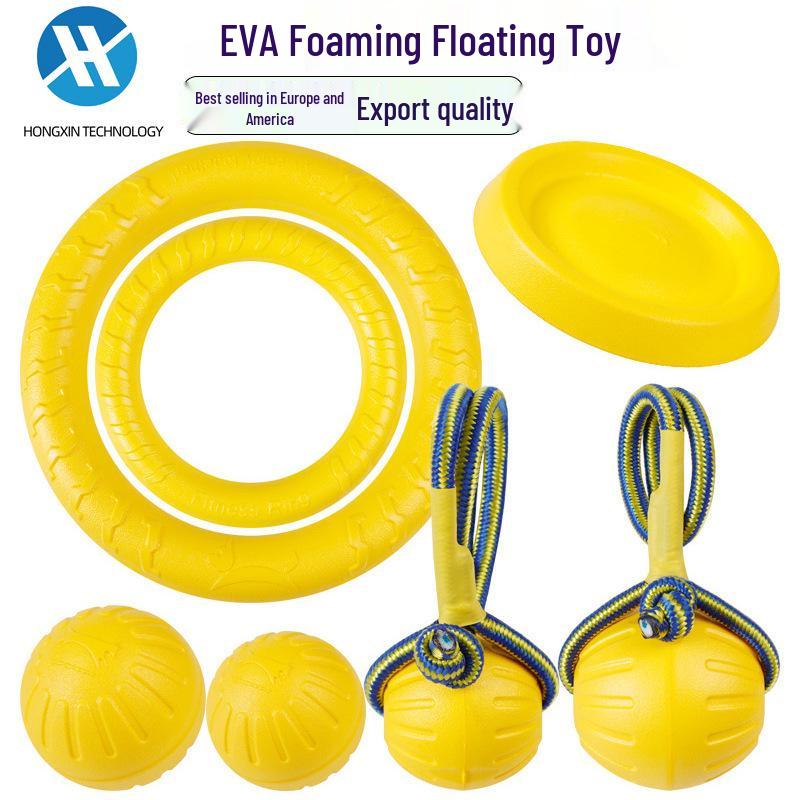 EVA Dog Toy: Floating Frisbee & Bite-Resistant Training Ring