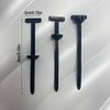 100pcs Heavy-Duty Self-Locking Nylon Cable Ties with Black Plastic Zipper Pulls - for Car Repair, Home, Office & Outdoor Use