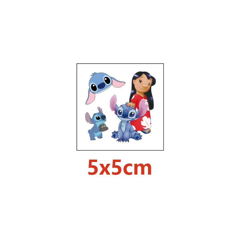 20PCS Cartoon Disney Stitch Tattoo Cute Stickers Lilo and Stitch Party Decoration Happy Birthday Kids Toys Supplies Gift Decals