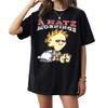 Ik Haat Ochtenden T-shirt, Retro Cartoon Shirt, Trendy T-shirt, Y2k Kleding, Vintage 90s Tee