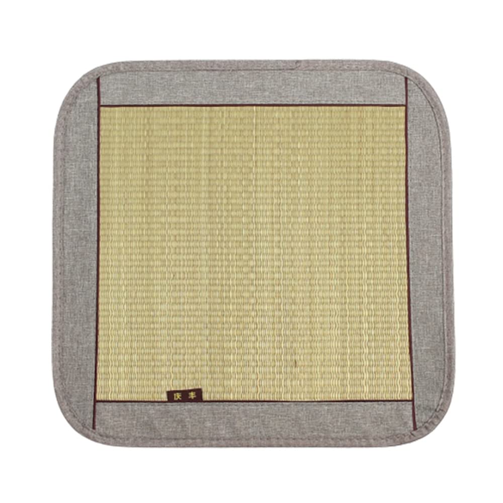 

Cushion for made of rush summer seat chair square TPYU127273 chairs, mat, grass, cool, use, cushion, cover, (beige)
