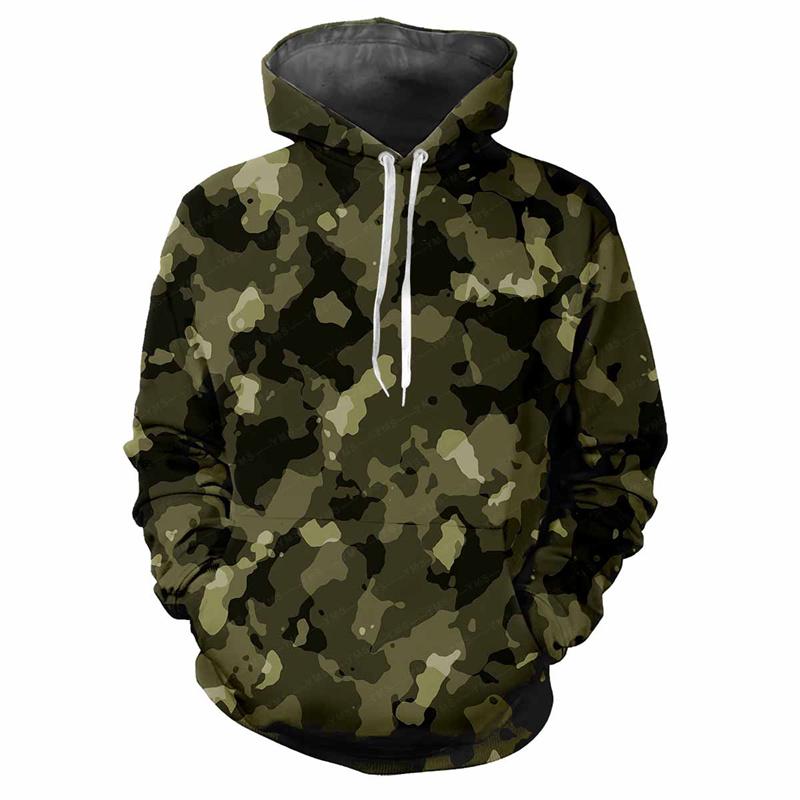 Dschungel Camouflage 3D Gedruckter Hoodie Frühling Herbst Street Sweatshirt Locker Lässig Outdoor Sport Top Kinder Klassische Camo Hoodies