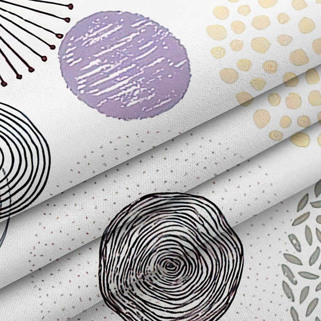 Fresh Series Curtain, Boys and Girls Gift, Bedroom and Living Room Home Decoration, Durable Machine Washable Curtain