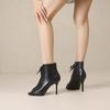 Platform Dance Heels 9.5cm Super Stable Back PU leather or Real Letaher Salsa Latin Dance Shoes For Women