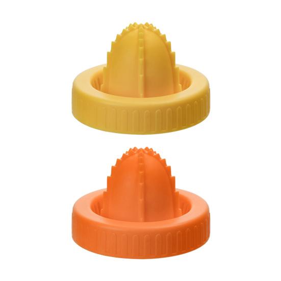 Citrus Juicer Lid for Wide Mouth Jars Manual Lemon Orange Juicer Reamer Attachment Multipurpose Kitchen Tool