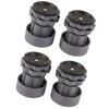 4PCS Grey Washing Machine Foot Pad PP + PVC Shockproof Pad Anti Vibration Pad  For Laundry Room