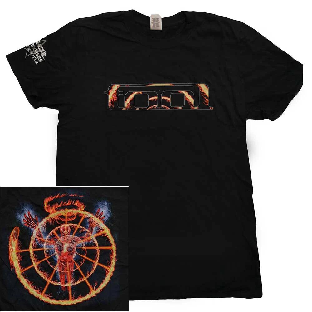 MENS WOMENS Tool Flame Spiral Shirt T-Shirt Official Metal Rock Band Tshirt 3XL