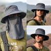 Fisherman Hat Men's Sun Hat Summer Outdoor Quick-drying Sun Hat Fishing Breathable Sun Hat Women's Face Hat