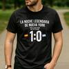 10 Spanien gegen Argentinien Grafikdruck Baumwoll-T-Shirt Unisex Unisex Unisex Rundhalsausschnitt Kurzarm Sportspiel Streetwear Tägliche Oberteile