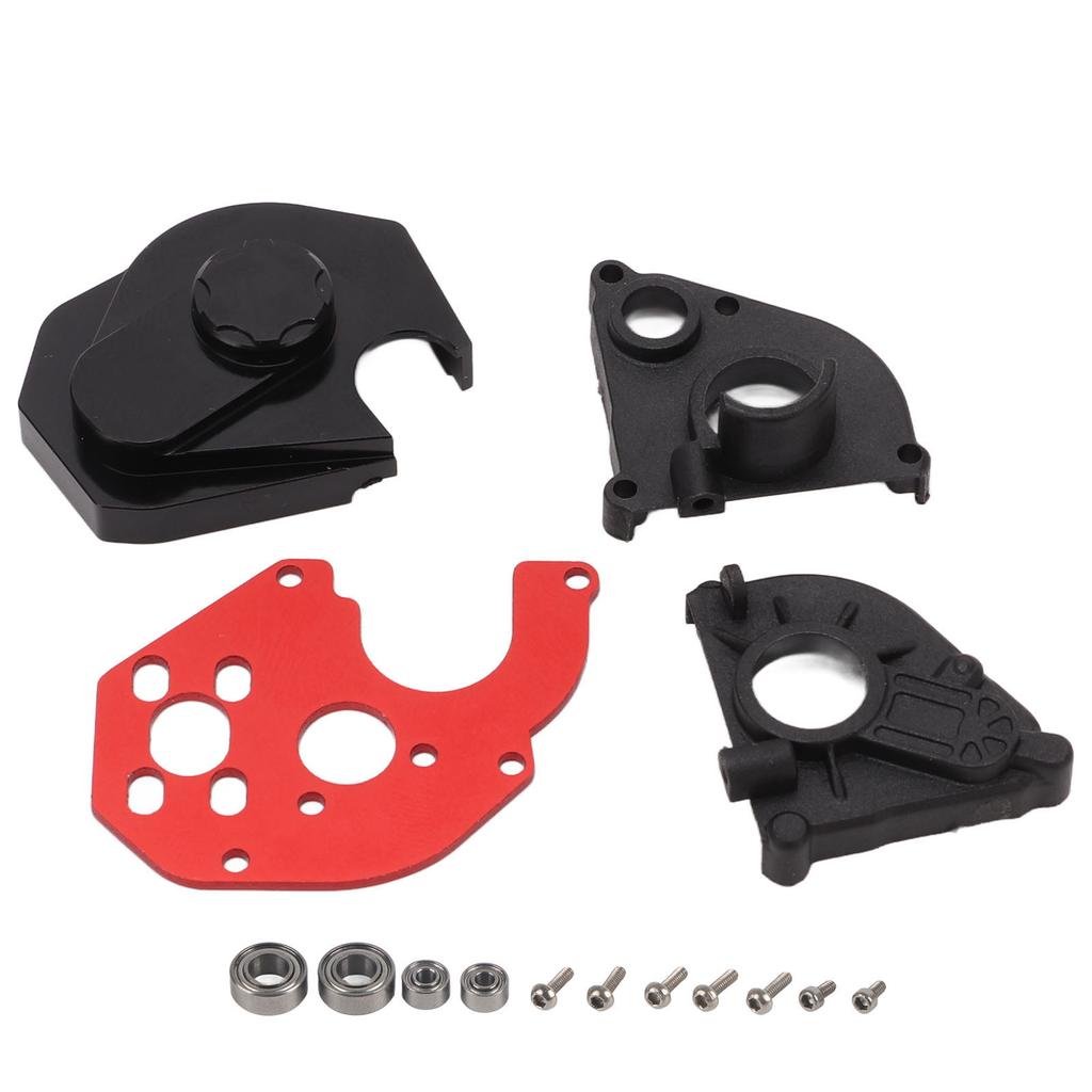 RC Motor Mount Plate Adapter Transmission Gear Box Housing for Axial SCX24 124 RC Crawler Car