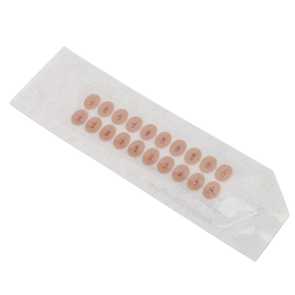 100pcs Stones Ear Acupressure Patch Massaging Stress Stimulation Double Acupressure Patch for Ear Transparent