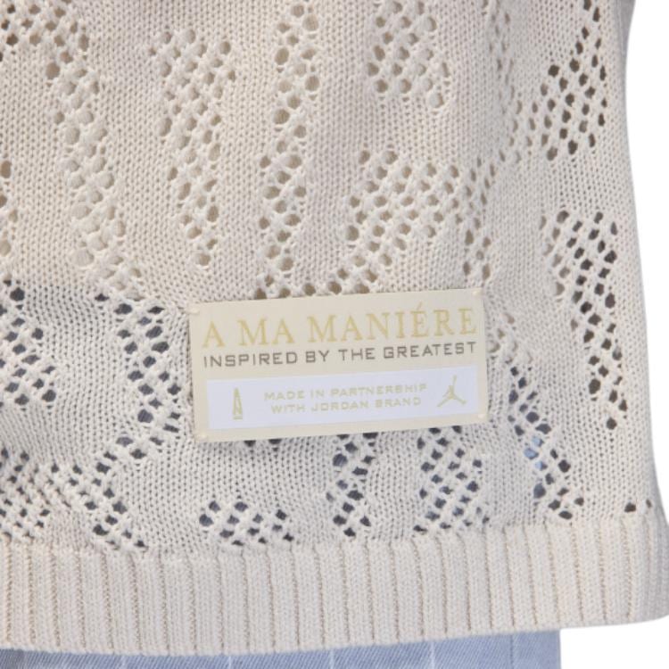 Jordan A Ma Maniere Knitwear Unisex Phantom Gray White HF0535-030