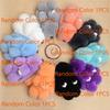 Cute Natural Rabbit Fur Pom Bunny Women Fluffy Rabbits On Bag Car Trinket Jewelry Wedding Party Toy Gift Bag Charm