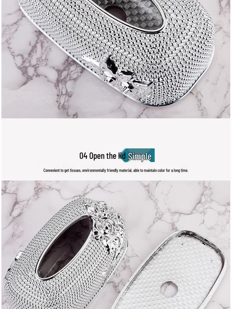 European Exquisite Creative Fashion TikTok Trendy Tissue Dispenser Box