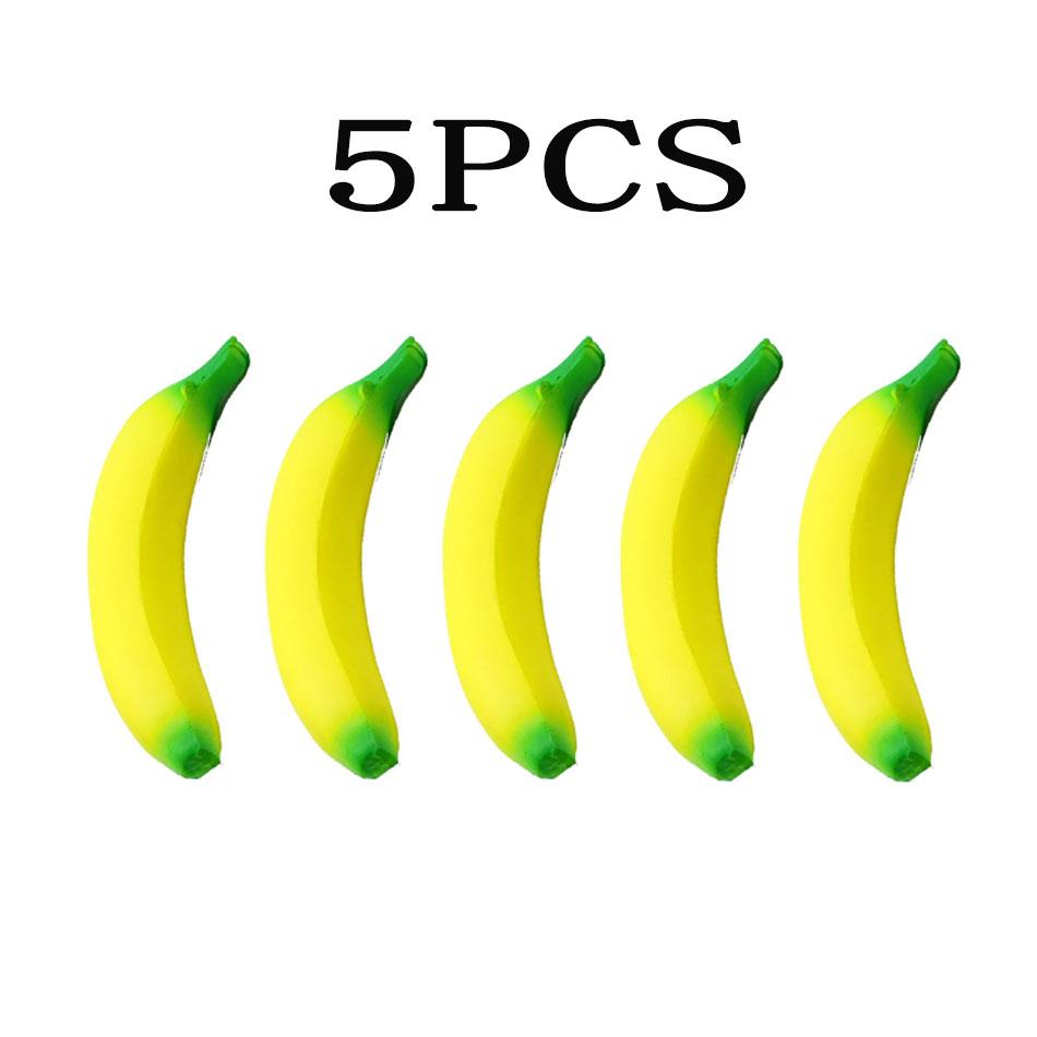 1/10Pcs 18Cm Simulation Banana Toy Slow Rising Squeeze Stress Decompression Doll