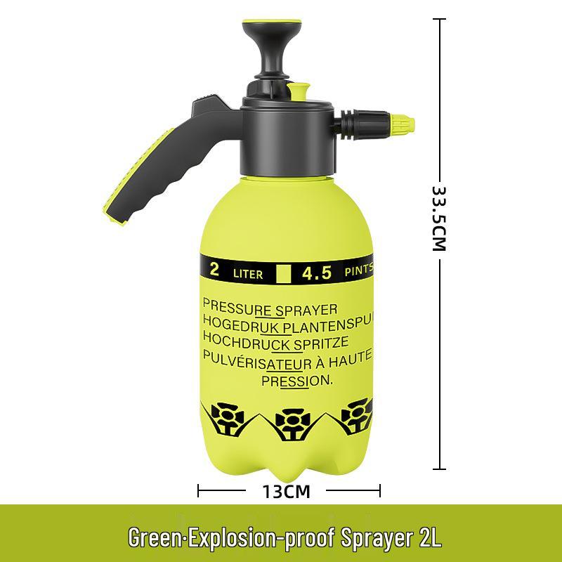 3L High-Capacity Watering Can with Manual Pump Sprayer for Home Use