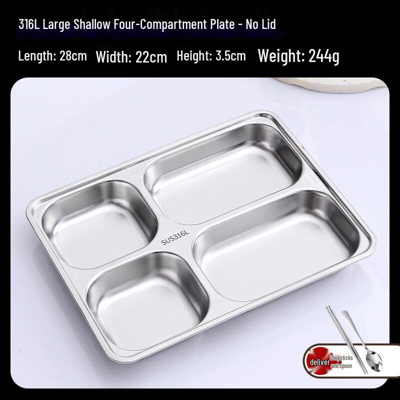 ZISIZ 316 Stainless Steel Lunch Box