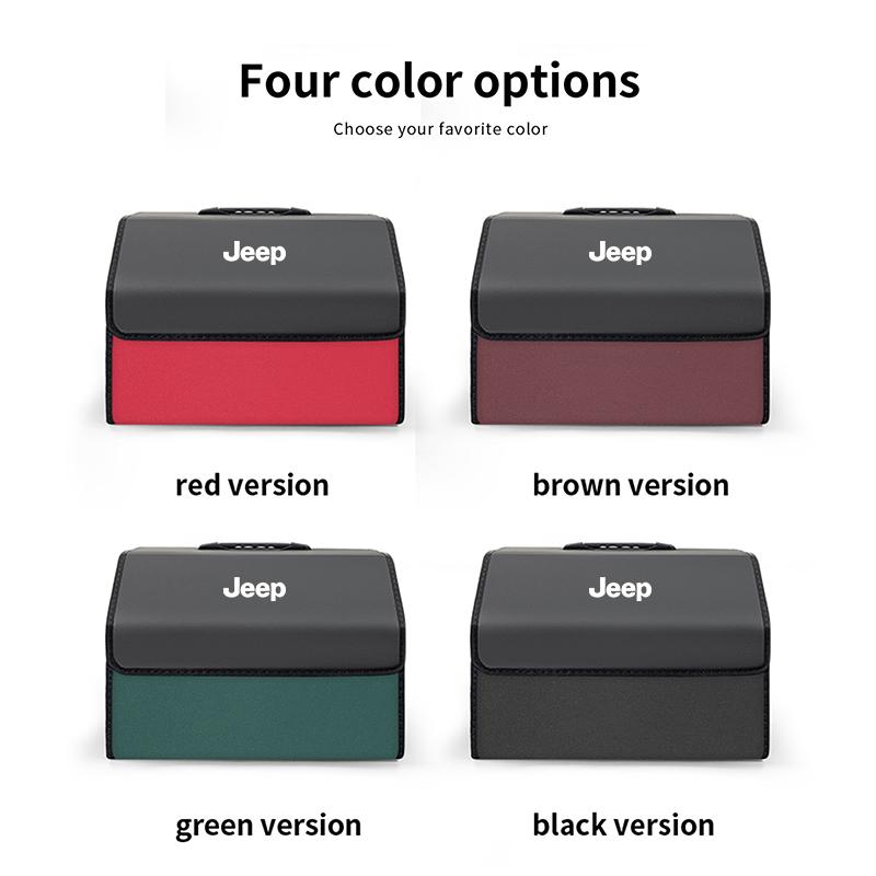 Car Trunk Storage Box Foldable Suitcase Travel Organizer Bag For Jeep Grand Cherokee Wrangler JK Gladiator Compass Renegade AMT1