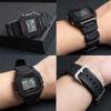 Watch Band accessories are suitable for Casio Watch W-218h / F-108 AE1200 / 1000 / 1300 resin silicone watch straps 18mm
