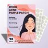 OVIOL Acne Pimple Patch for Face (72 Dots) | Waterproof Patches for Active Acne | Absorbs Pimple Overnight and Reduces Excess Oil | Facial Patches