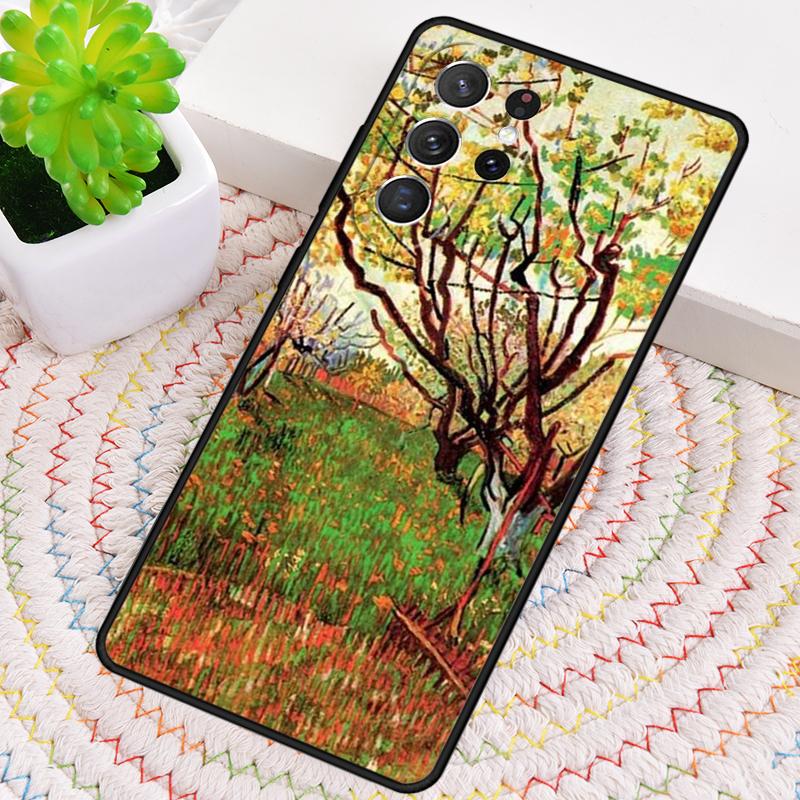 Blossom-Gogh Phone Case for Samsung Galaxy note 10 pro S26 Ultra S23 S24 FE S25 S21 S22 PLUS shockproof Cove